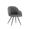 ESOU Dining Chair with Black Powder Coated Legs DC-1602