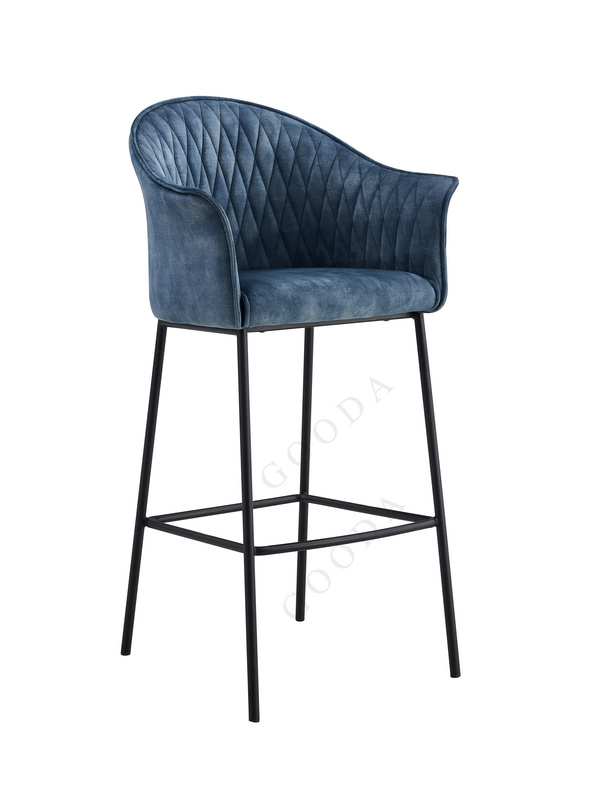bar stool high chair modern metal BC-09