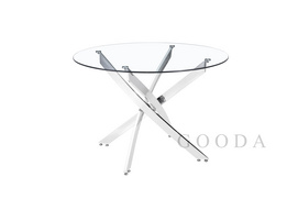 Dining Table, tempered glass table，T-806