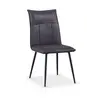 ESOU Leath-aire Fabric Dining Chair With Black Powder Coated Legs DC-2056