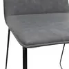 ESOU PU Dining Chair with BlackPowder Coated Legs DC-2072