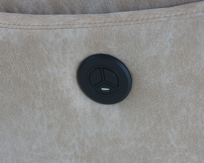 Electric Recliner Sofa Set, Microfiber 3S+2S+1S