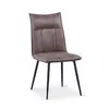 ESOU Leath-aire Fabric Dining Chair With Black Powder Coated Legs DC-2056