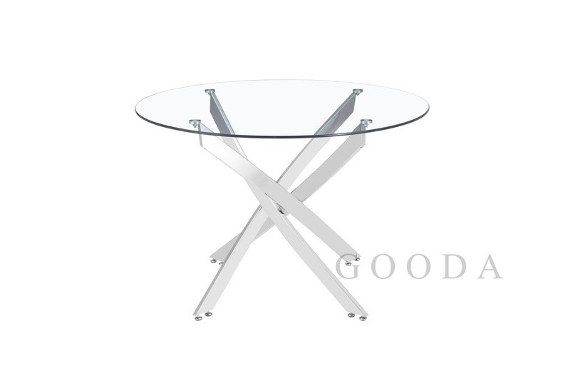 Dining Table, tempered glass table，T-806