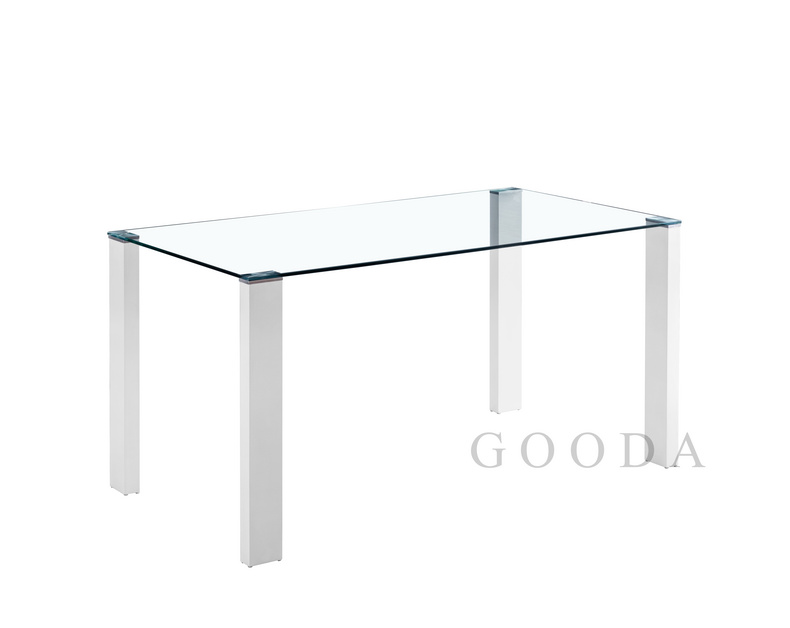 Dining TableT-808, tempered glass table