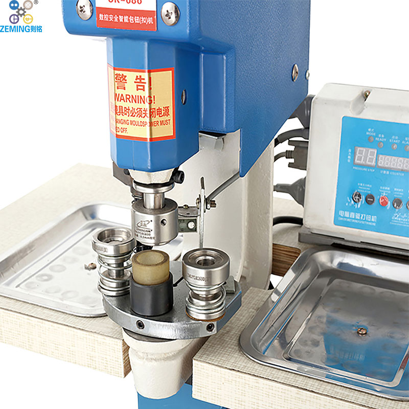 Semi-automatic Fabric Sofa Cover Button Making Machine