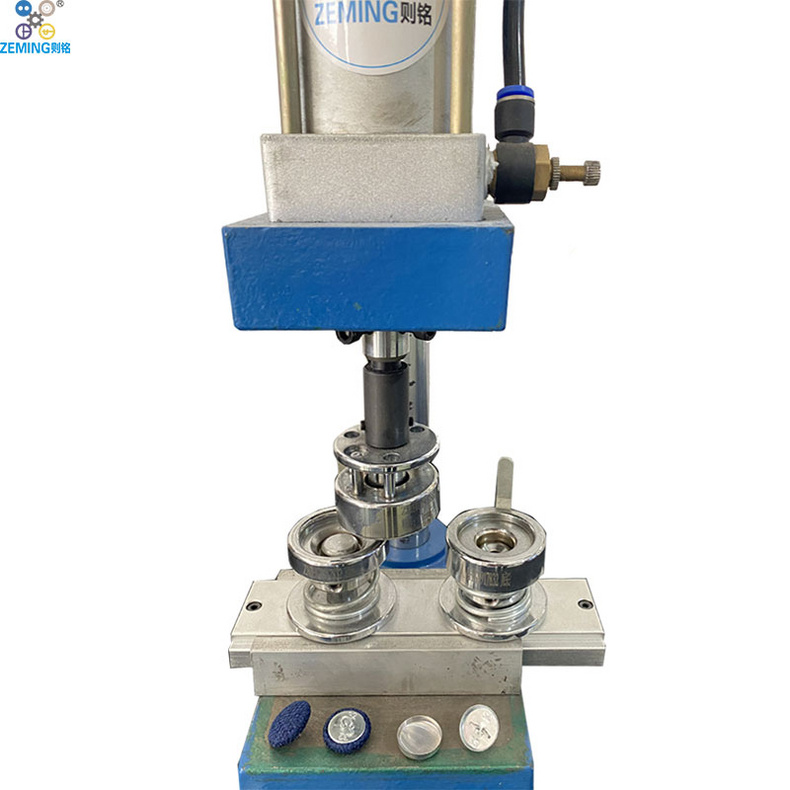 Pneumatic Fabric Button Making Machine