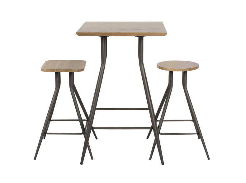 Bar table, Iron table,  High table.