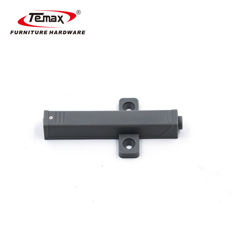 Temax Push to open system 4.5kg elastic force cabinet door damper with grey color rebound device