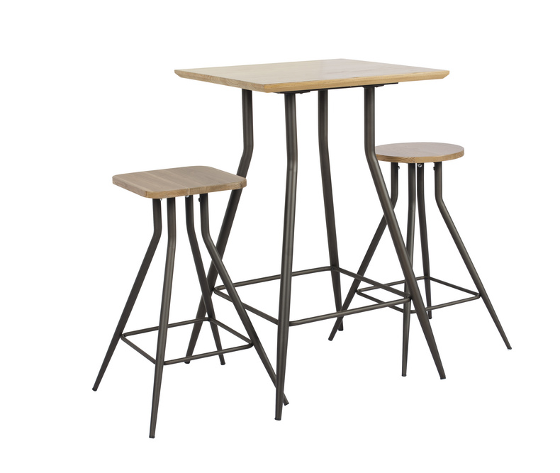 Bar table, Iron table,  High table.