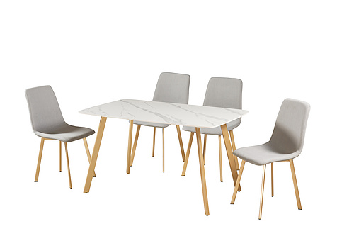 White Marbling Dining table TB1101