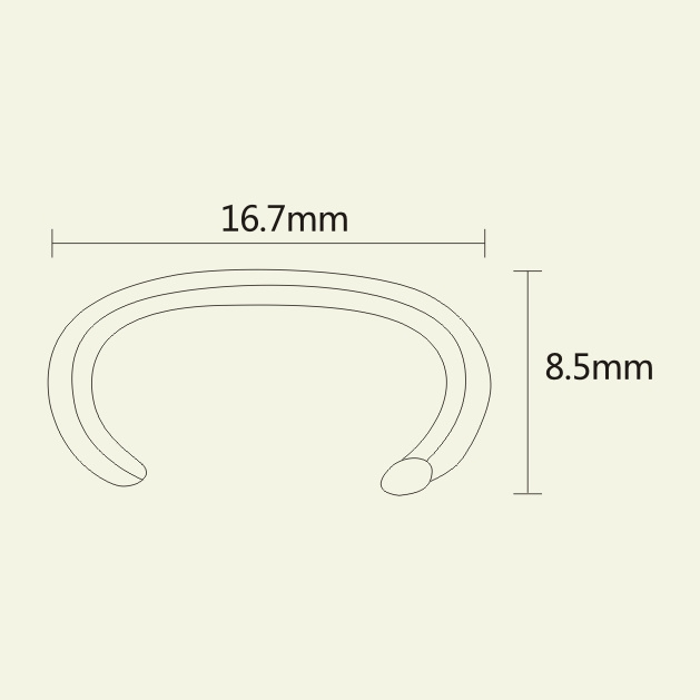 Mattress nail/bed net clasp nail C-17