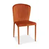 ESOU Velvet Dining Chair with Metal Transfer Paper Legs DC-1874