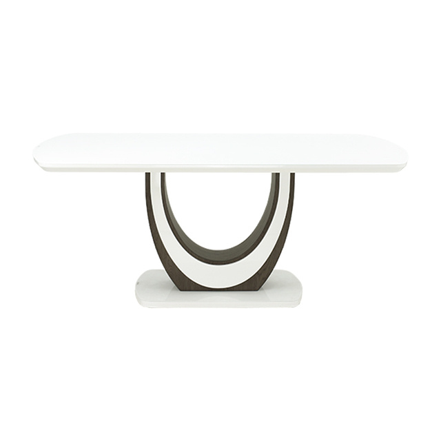 ESOU Elegant Design MDF with Superwhite Glass Dining Table DT-9881