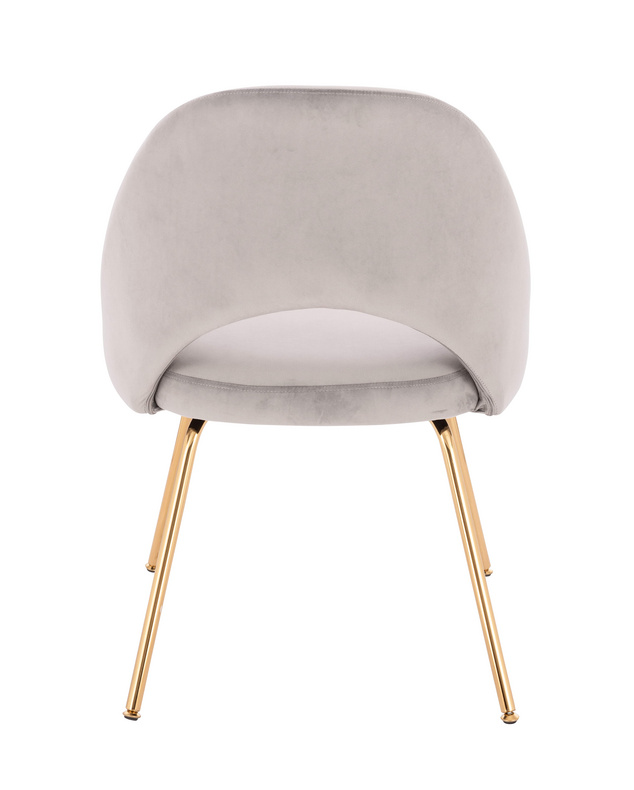 Velvet Dining Chair with Gold Legs