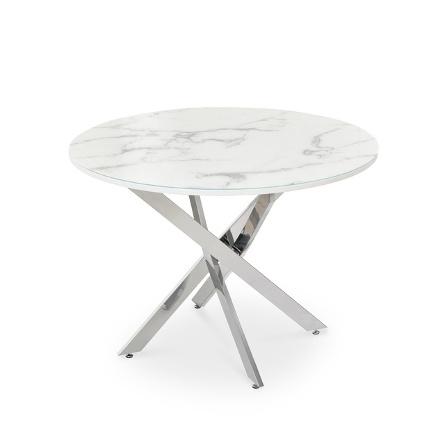 ESOU MDF Dining Table with Stainless Steel Legs DT-9875G