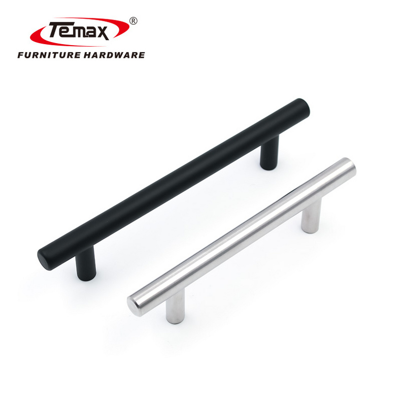 T bar stainless steel hollow type handle for kitchen cabinet door