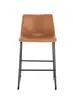 Crazy Horse Faux Leather Bar Stool