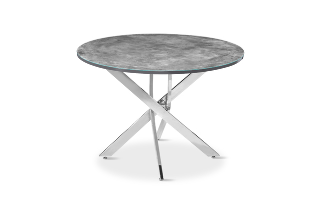 ESOU MDF Dining Table with Stainless Steel Legs DT-9875G
