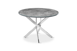 ESOU MDF Dining Table with Stainless Steel Legs DT-9875G