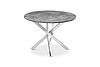 ESOU MDF Dining Table with Stainless Steel Legs DT-9875G