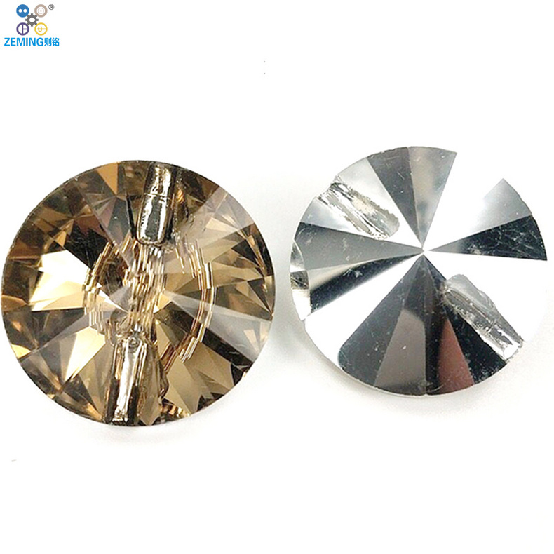 Furniture surface decoration crystal buttons plastic