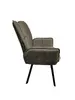 【Copy】 Modern design fabric seat metal leg dining chair