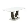 ESOU Elegant Design MDF with Superwhite Glass Dining Table DT-9881