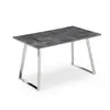 ESOU MDF Dining Table with Stainless Steel Legs DT-9869G