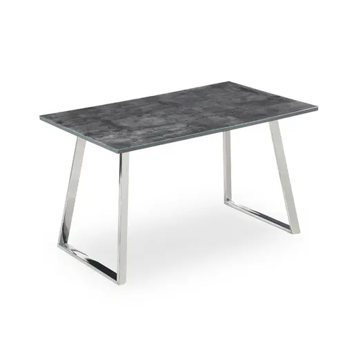 ESOU MDF Dining Table with Stainless Steel Legs DT-9869G