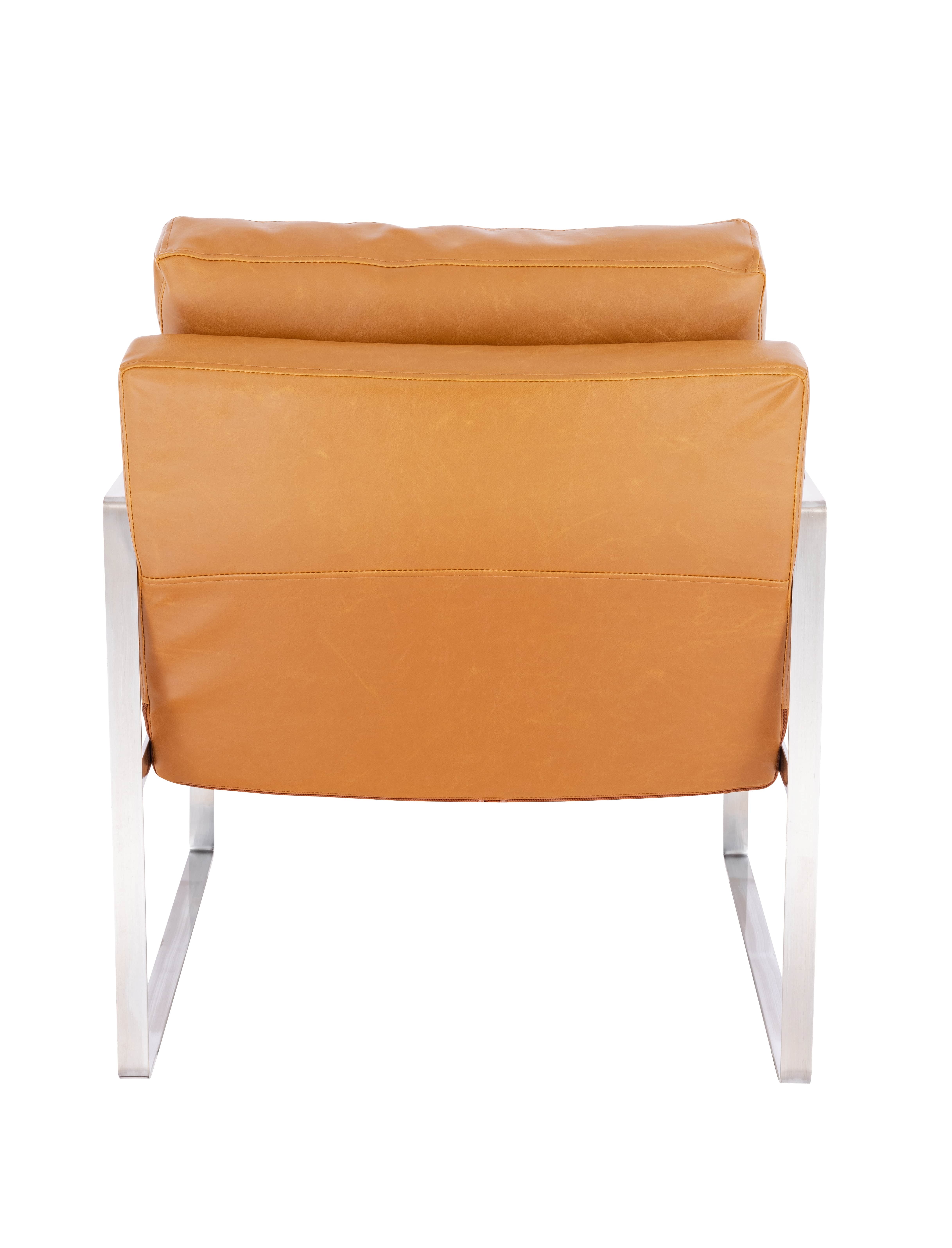 Vintage PU Accent Chair with Arms