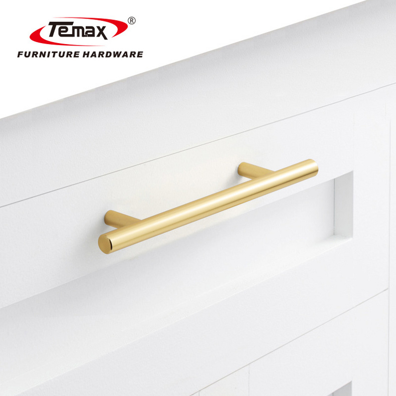 Temax modern furniture cabinet door handles black door handle stainless steel door handle