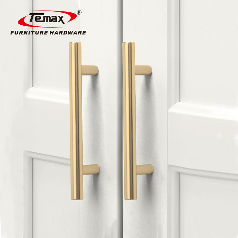 Temax modern furniture cabinet door handles black door handle stainless steel door handle