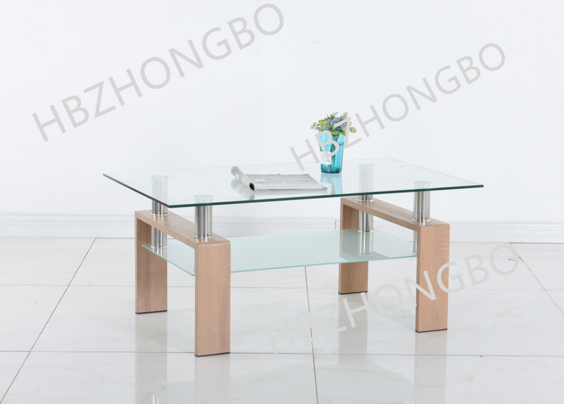 Glass coffee table ZB1069-Zhongbo