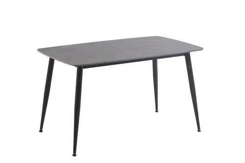 Ceramic Metal Powder Coated Rectangle  Dining Table