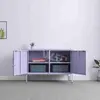 metal TV stand cabinet with lock