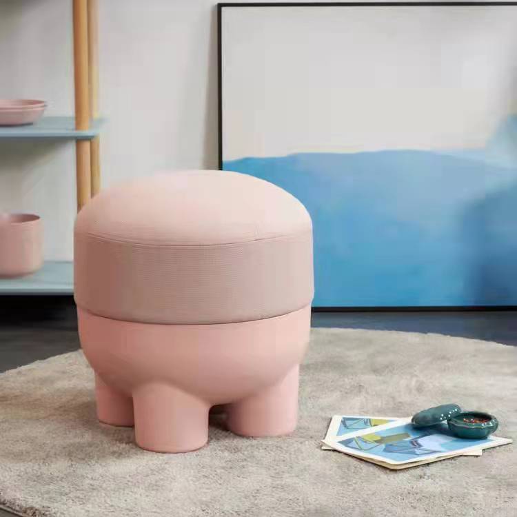 plastic dining chair，stool and also can be used as side table,Small storage stool