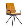 DC-673 dining chair with metal legs
