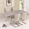 ESOU MDF Dining Table with Staineless Steel Legs DT-9187