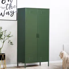 metal 2 door wardrobe cupboard