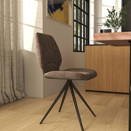 DC-552 dining chair with metal legs