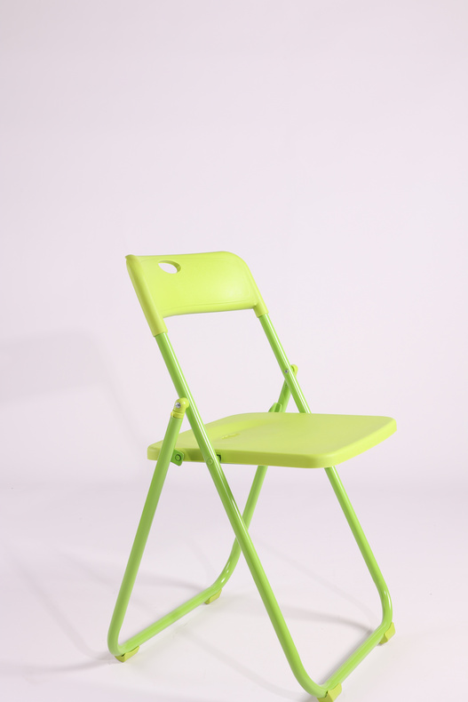 Plastic folding chairs