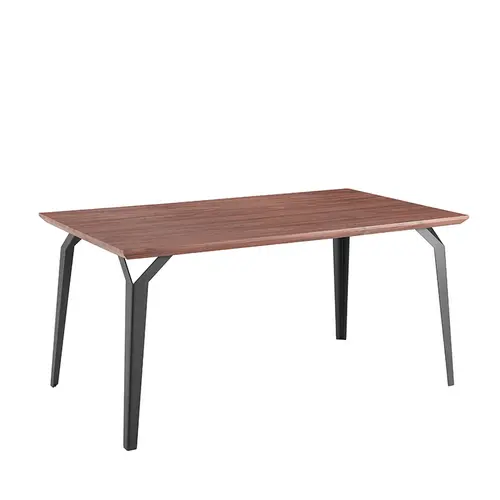 GD-160 dining table with MDF top and metal legs