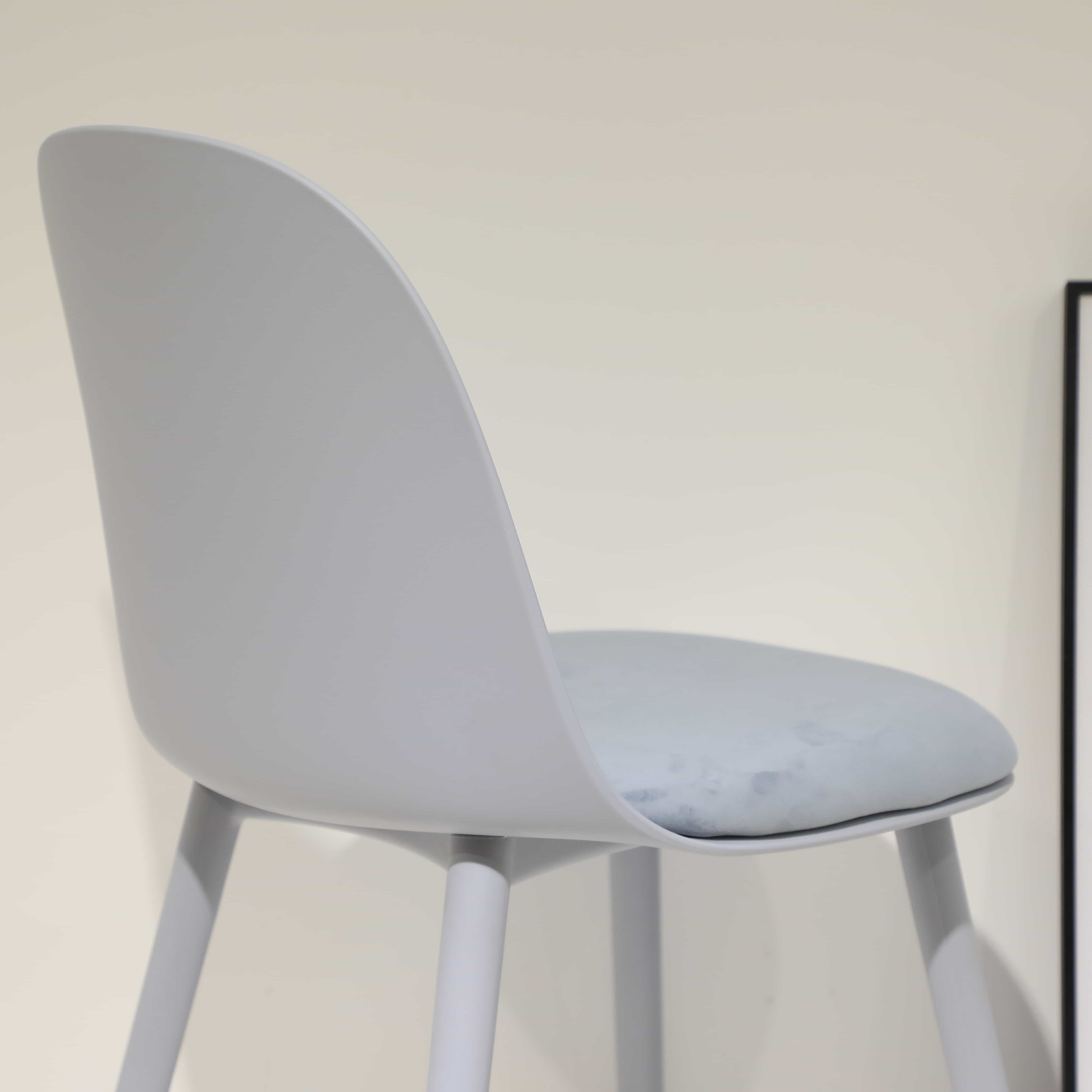 plastic dining chair with or without cuhsion