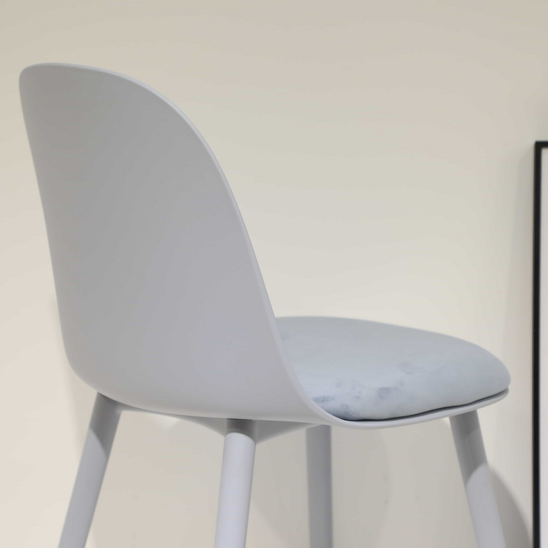 plastic dining chair with or without cuhsion