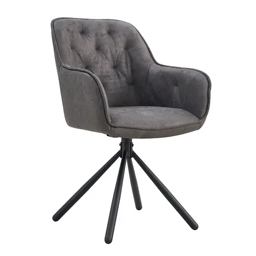 DC-822 dining chair with metal legs