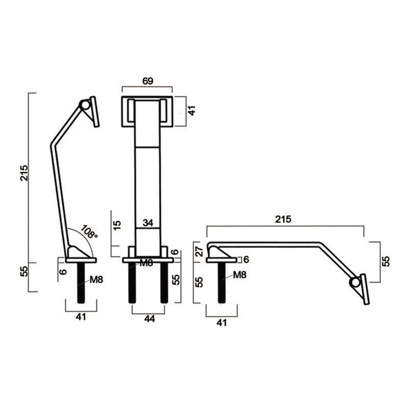 Sofa Headrest Hinge BM-015