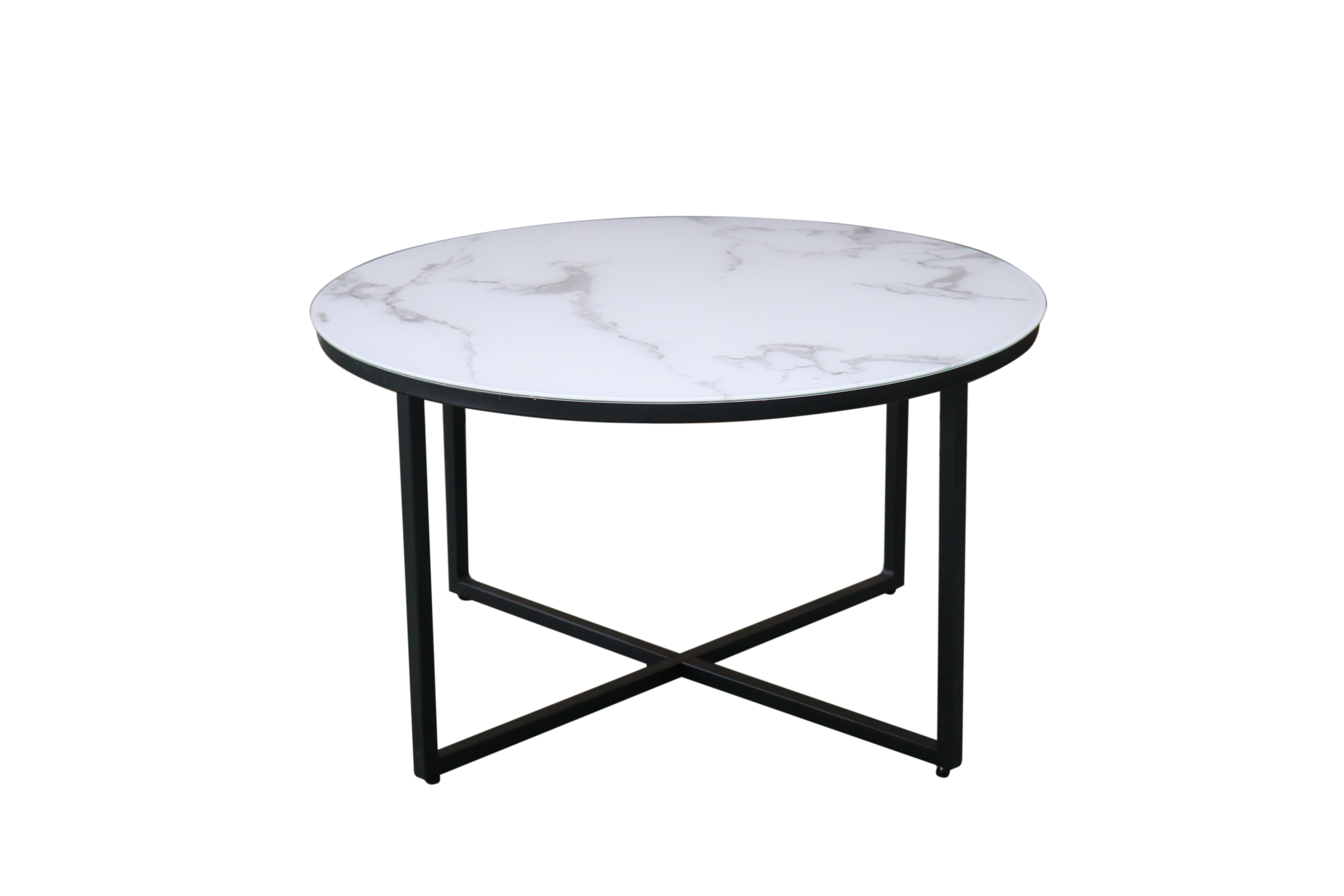Metal Glass coffee table -ZB903W -Zhongbo