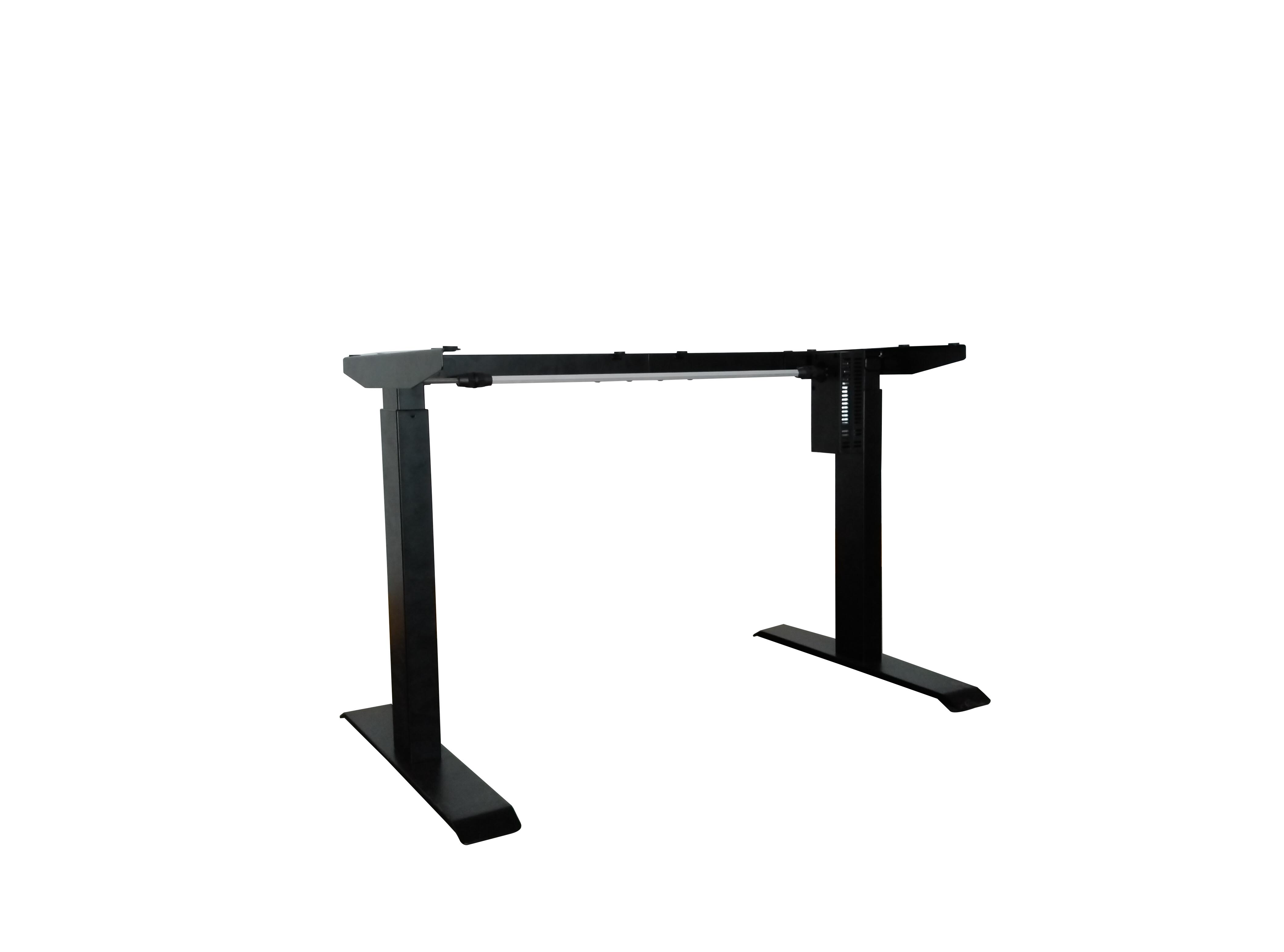 Single Motor 2 Stages Folding Height Adjustable Desk Frame-BQ1202-60H