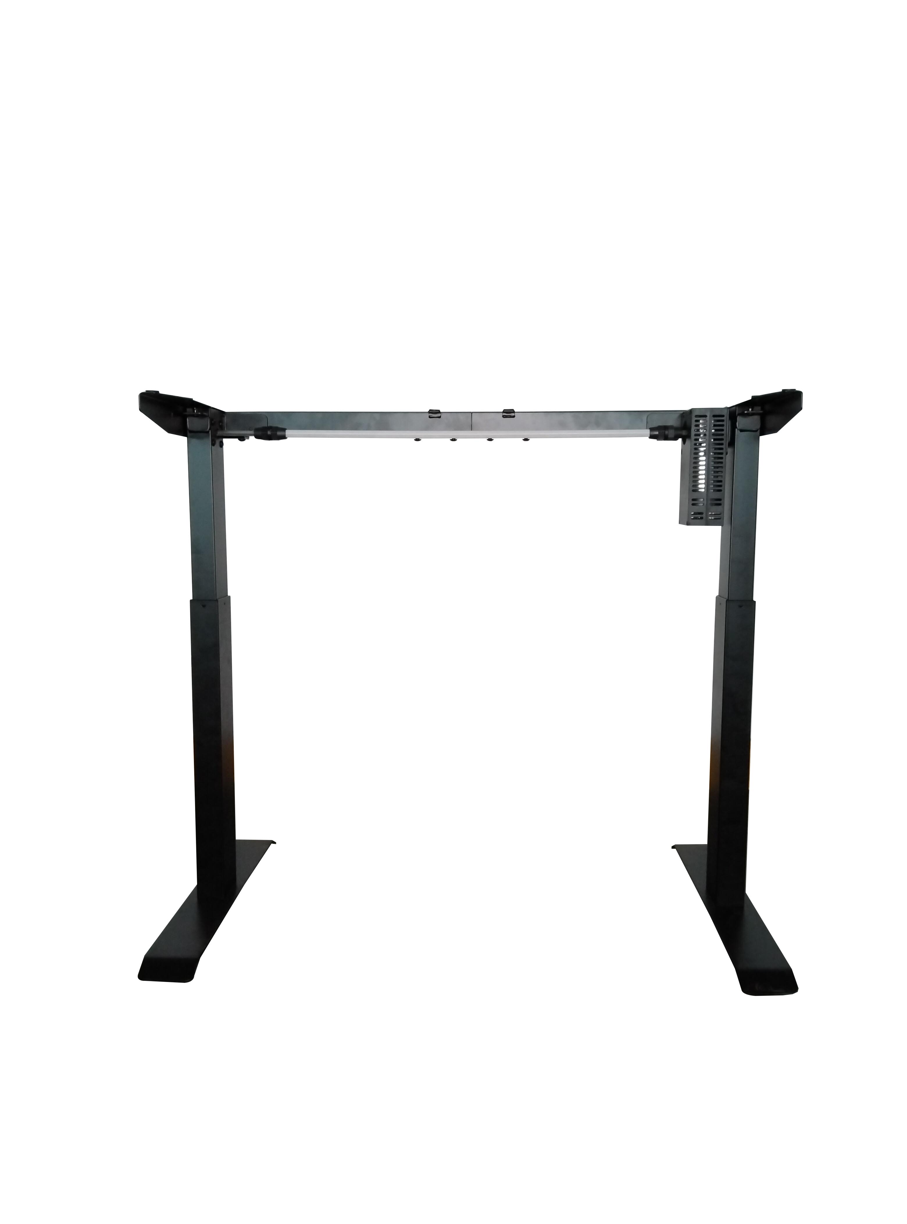 Single Motor 2 Stages Folding Height Adjustable Desk Frame-BQ1202-60H